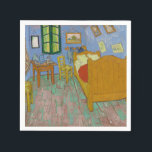 Servilleta De Papel Pintura de dormitorio Vincent Van Gogh<br><div class="desc">Pintura de obra maestra Van Gogh - Esta pintura de Vincent van Gogh llamada The Bedroom es una pintura de su habitación de 1889,  en el Instituto de Arte de Chicago. Era su dormitorio en Arles,  Francia,  que decoró y creó este cuadro de su dormitorio.</div>