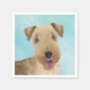 Servilleta De Papel Pintura de Lakeland Terrier - Arte de Perro Origin