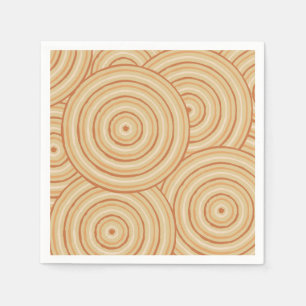 Servilleta De Papel Pintura de línea aborigen