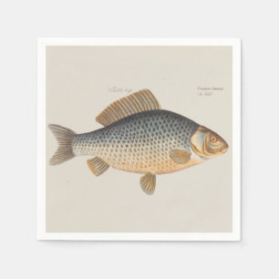 Servilleta De Papel pintura de pesca de carpa dibujo de agua dulce