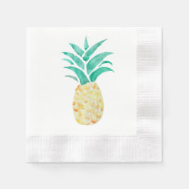 Servilleta De Papel Pintura de piña tropical