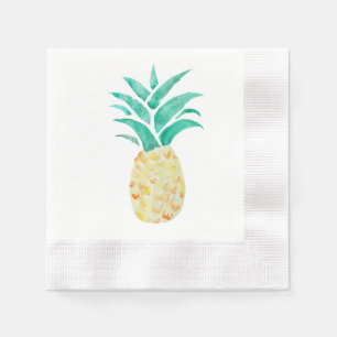 Servilleta De Papel Pintura de piña tropical