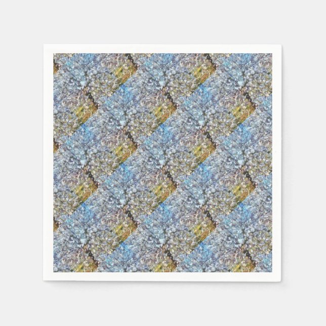 Servilleta De Papel Pintura de Pointillism de primavera (Anverso)