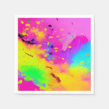 Pintura De Splash Rosa Y Más Resumen