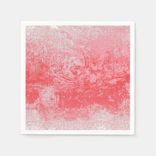 Servilleta De Papel pintura de un cielo rojo con árboles