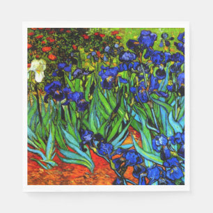 Servilleta De Papel pintura de Van Gogh, Irises,