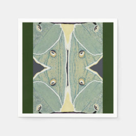 Servilleta De Papel Pintura digital Luna Moth