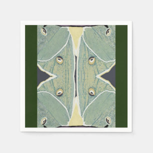Servilleta De Papel Pintura digital Luna Moth