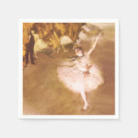 Pintura estelar de bailarina de ballet Degas