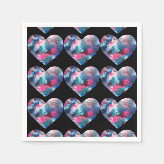 Servilleta De Papel Pintura multicolor en madera