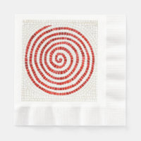PINWHEEL MOSAIC Cocinado Papel de almuerzo Napkin