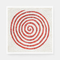 PINWHEEL MOSAIC Estándar Papel de almuerzo Napkin