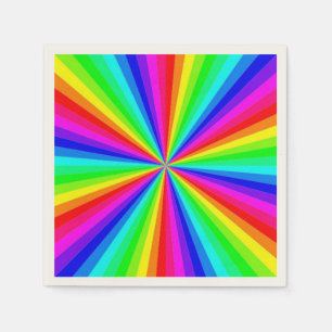 SERVILLETA DE PAPEL PINWHEEL RAINBOW