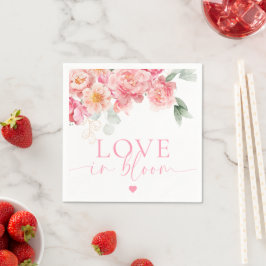 Servilleta De Papel Piper Peony Floral Love In Bloom Bridal Shower