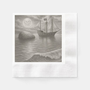 Servilleta De Papel Pirata inquietantemente elegante