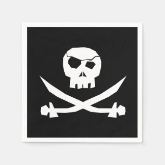 Servilleta De Papel Pirate Skull