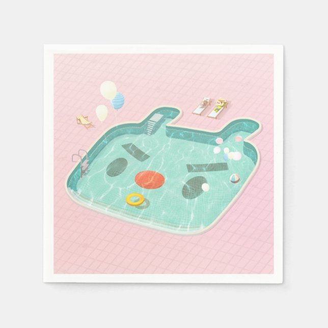 Servilleta De Papel Piscina (Anverso)