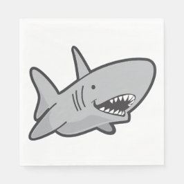 Servilleta De Papel Piscina Fiesta Tiburones Napkins de papel de cumpl