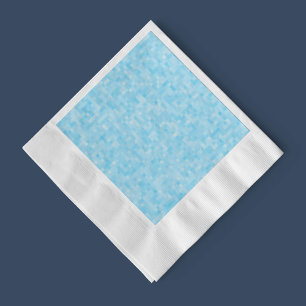 Servilleta De Papel Pixelación del mosaico azul