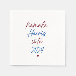 Servilleta De Papel Pizarras blancas para Kamala Harris 2024