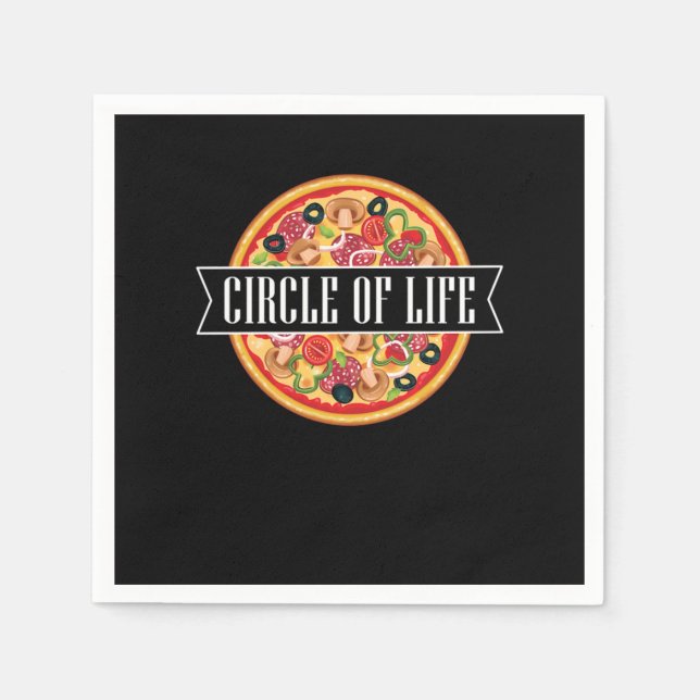 Servilleta De Papel Pizza (Anverso)