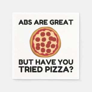 Servilleta De Papel Pizza abdominal