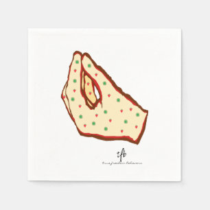 Servilleta De Papel Pizza de Fresa-Kiwi con gesto de mano