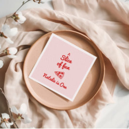 Servilleta De Papel Pizza De Primera Mano Dibujada Por Escrito De Dive