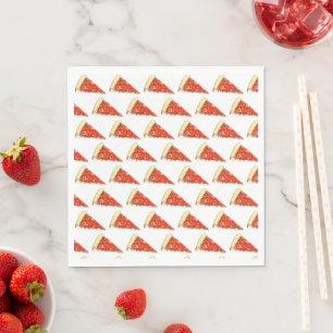 Servilleta De Papel Pizza Fiesta Cheese Pepperoni Pie Slice Pizzeria