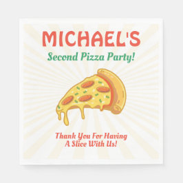 Servilleta De Papel Pizza Napkins Party Birthday