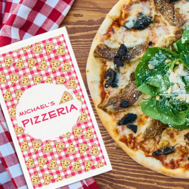 Servilleta De Papel Pizza Party Kids Birthday (Subido por el creador)