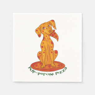 Servilleta De Papel Pizza Puppy
