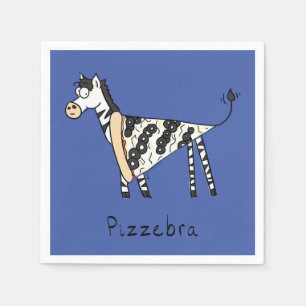 Servilleta De Papel Pizzebra Pizza Zebra Napkins