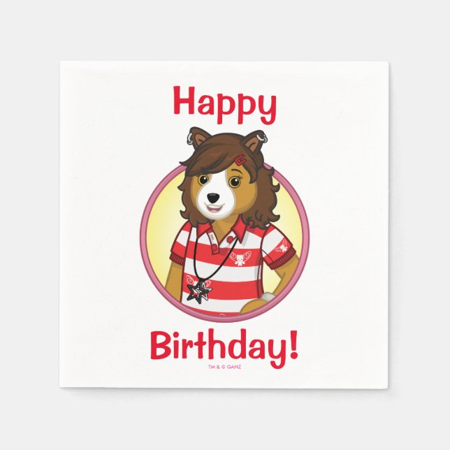 Servilleta De Papel PJ Collie (Anverso)