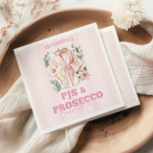 Servilleta De Papel Pjs y Prosecco Bachelorette