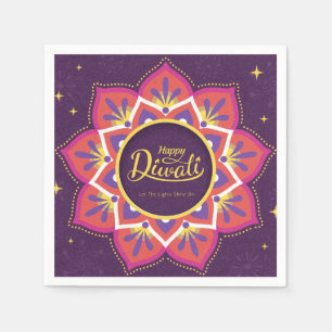 Servilleta De Papel Placa de papel feliz Diwali