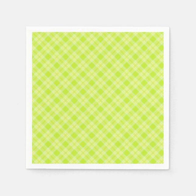 Servilleta De Papel Placa verde claro (Anverso)
