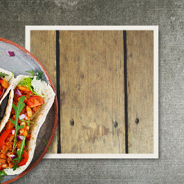 Servilleta De Papel Placas de madera rústica