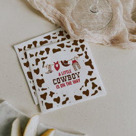 Servilleta De Papel Placas de papel Baby Shower Rodeo Western Cowboy