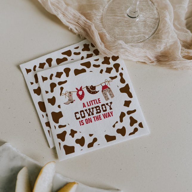 Servilleta De Papel Placas de papel Baby Shower Rodeo Western Cowboy (Subido por el creador)