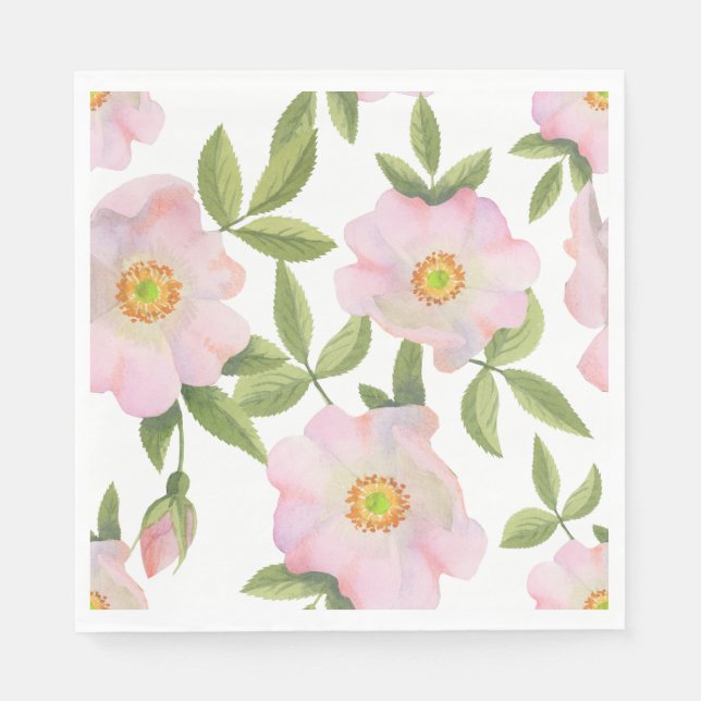 Servilleta De Papel Placas picnicas - Rosehips (Anverso)