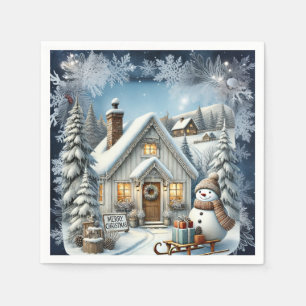 Servilleta De Papel Placas únicas de papel de verano vintage