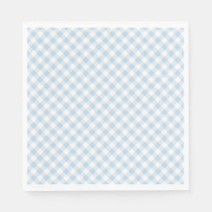 Servilleta De Papel Plaid Azul