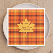 Plaid de Acción de Gracias Arce