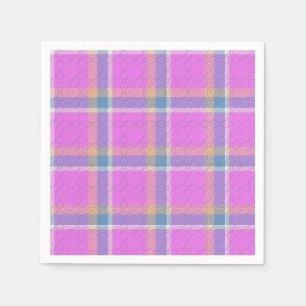 Servilleta De Papel  Plaid Decorativo 