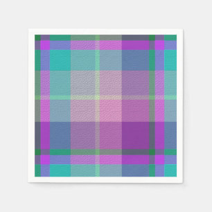 Servilleta De Papel  Plaid Decorativo 