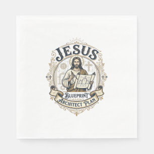 Servilleta De Papel Plan Arquitecto Jesus Blueprint Plan Arquitecto Je