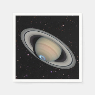 Servilleta De Papel Planet Saturn Starry Sky