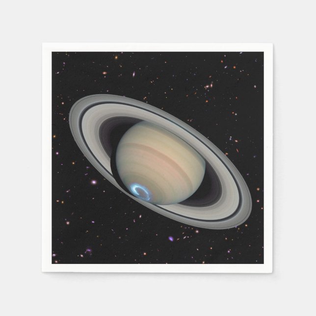 Servilleta De Papel Planet Saturn Starry Sky (Anverso)