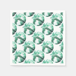 Servilleta De Papel Planta de banana de hoja verde